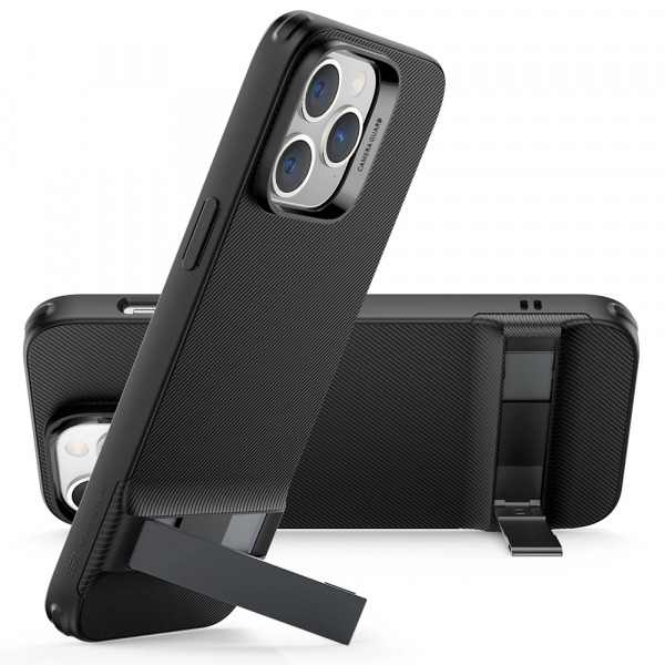 Husa pentru Apple iPhone 14 Pro, ESR, Air Shield Boost Kickstand, Neagra