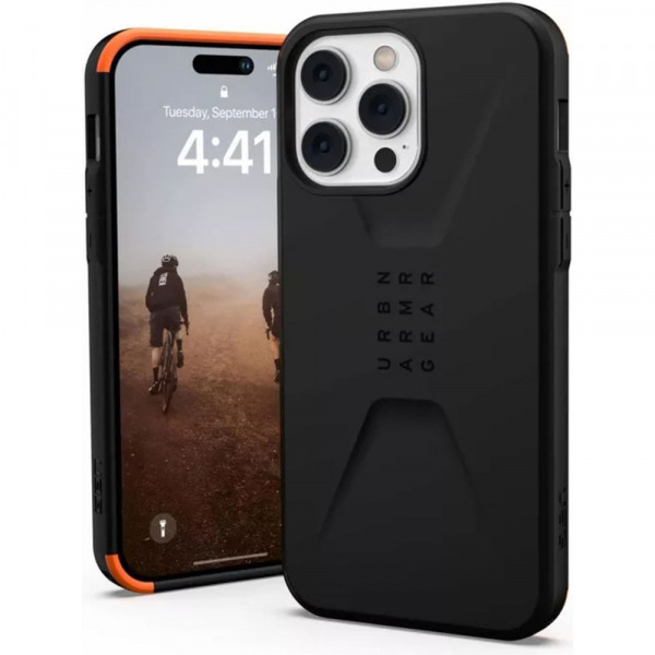 Husa pentru Apple iPhone 14 Pro Max, Urban Armor Gear, Civilian, Neagra
