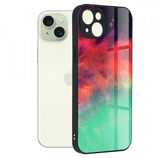 Husa pentru Apple iPhone 15 Plus, Techsuit, Glaze, Turcoaz
