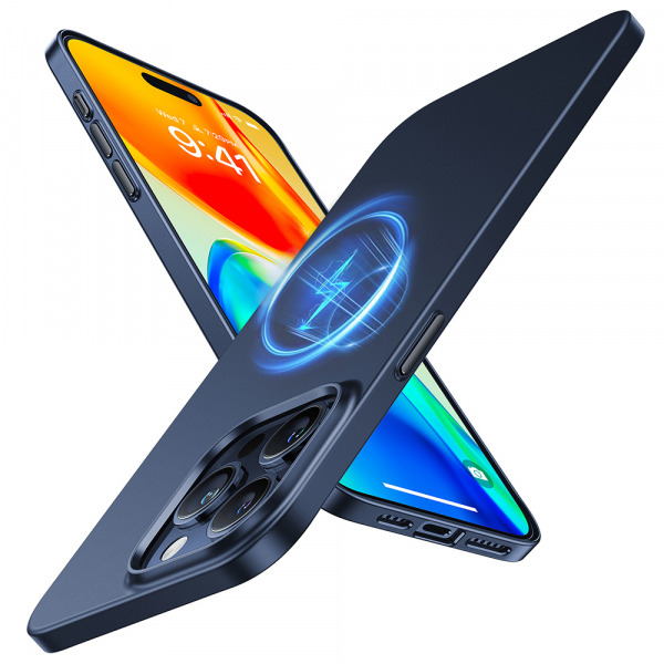 Husa pentru Apple iPhone 15 Pro, Torras, OriginFit, Bleumarin