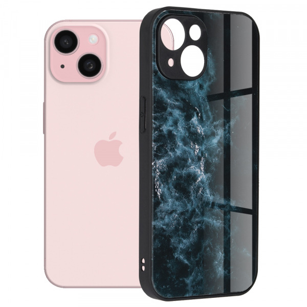 Husa pentru Apple iPhone 15, Techsuit, Glaze, Albastra