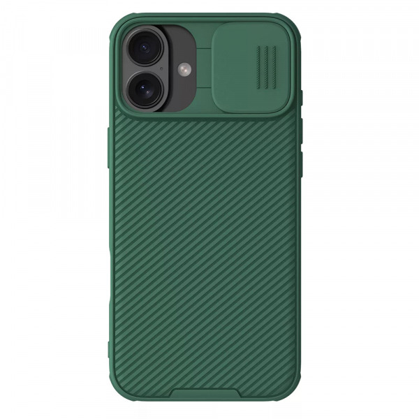 Husa pentru Apple iPhone 16, Nillkin, CamShield Pro, Verde