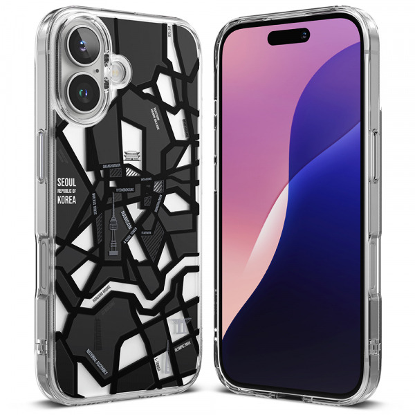 Husa pentru Apple iPhone 16 Plus, Ringke, Fusion Design, Neagra