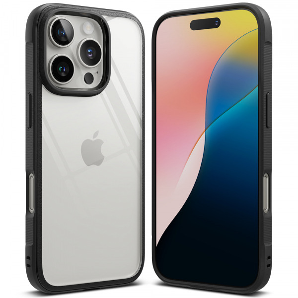 Husa pentru Apple iPhone 16 Pro Max, Ringke, Fusion Bold, Neagra