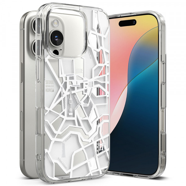 Husa pentru Apple iPhone 16 Pro Max, Ringke, Fusion Design, Alba