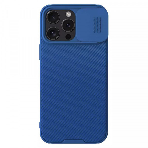 Husa pentru Apple iPhone 16 Pro, Nillkin, CamShield Pro, Albastra