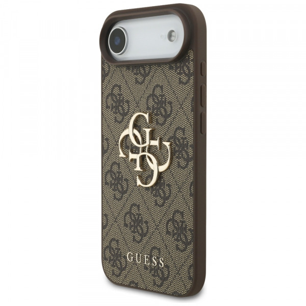 Husa pentru Apple iPhone 17 Air, Guess, 4G Big Logo, Maro