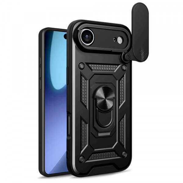 Husa pentru Apple iPhone 17 Air, Techsuit, CamShield, Neagra