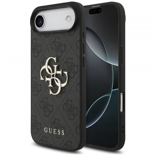Husa pentru Apple iPhone 17 Air, Guess, 4G Big Logo, Neagra