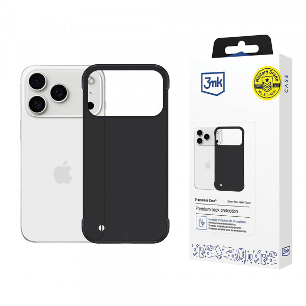 Husa pentru Apple iPhone 18 Pro / 17 Pro, 3MK, Just20g, Neagra