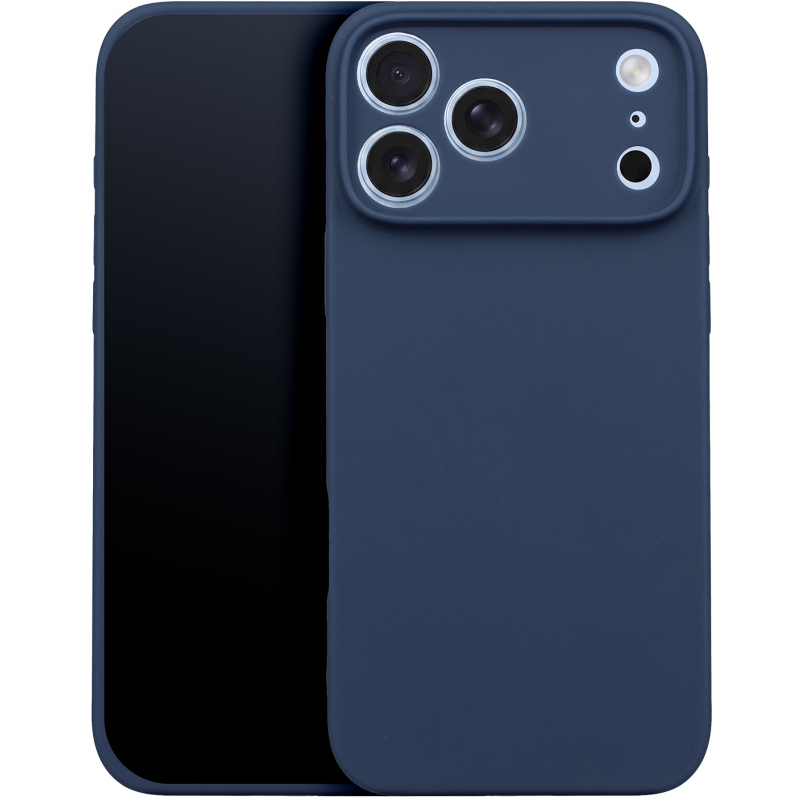 Husa pentru Apple iPhone 18 Pro Max / 17 Pro Max, OEM, Silicone, Albastra Inchis