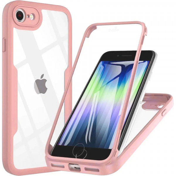 Husa pentru Apple iPhone SE (2022) / SE (2020) / 8 / 7, Techsuit, ColorVerse 360, Roz