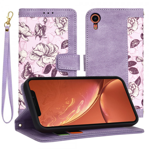 Husa pentru Apple iPhone XR, Techsuit, FlipCraft, Mov
