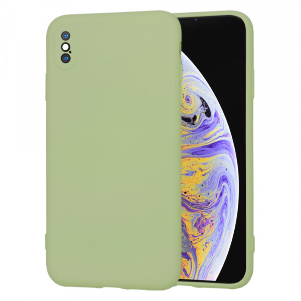 Husa pentru Apple iPhone XS Max, Techsuit, SoftFlex, Matcha