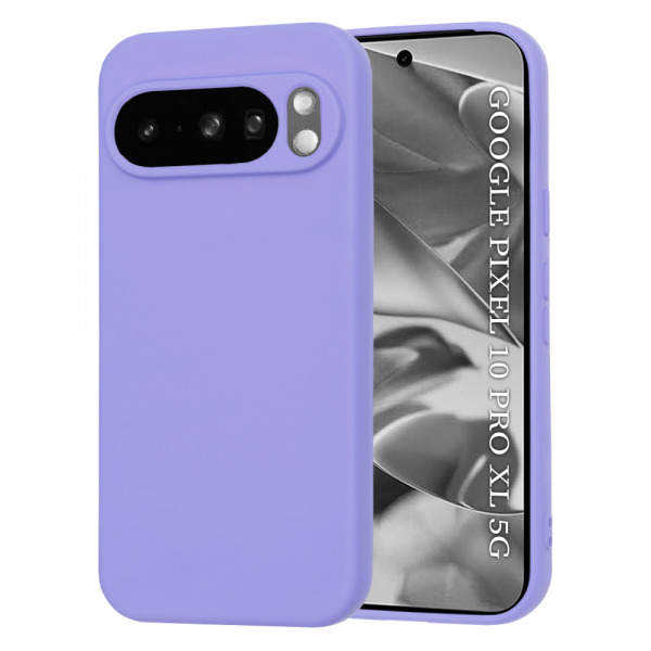 Husa pentru Google Pixel 10 Pro XL, Techsuit, SoftFlex, Mov Deschis
