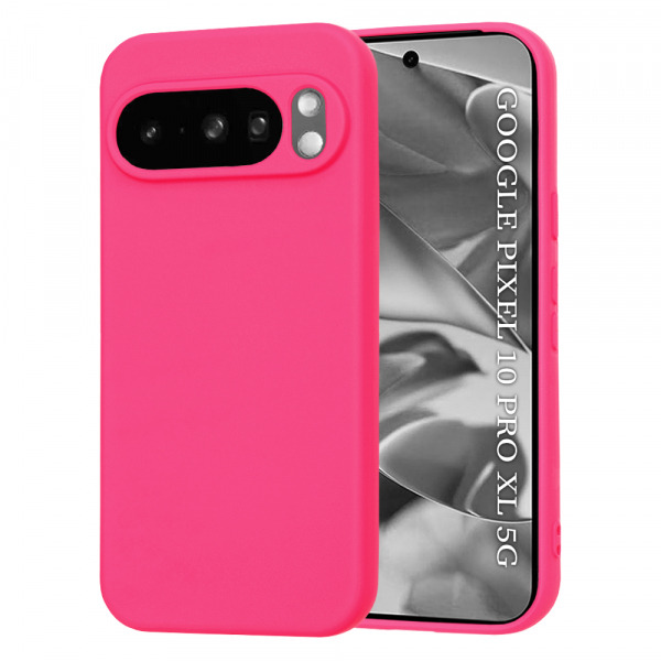 Husa pentru Google Pixel 10 Pro XL, Techsuit, SoftFlex, Roz Inchis