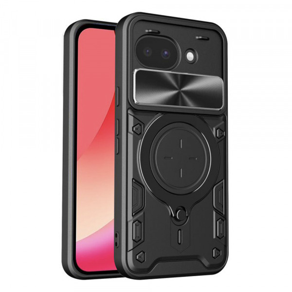 Husa pentru Google Pixel 10a, Techsuit, CamGuard Pro, Neagra