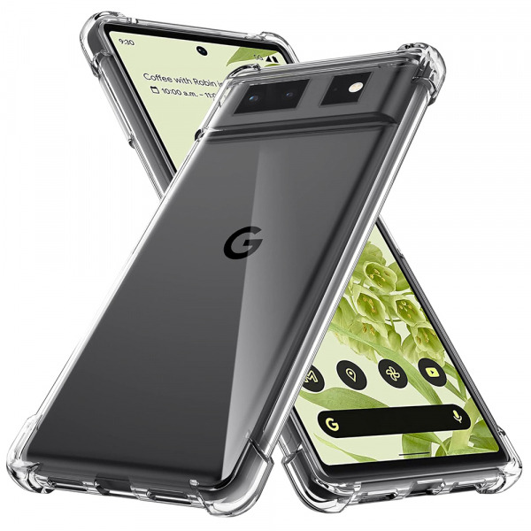 Husa pentru Google Pixel 6, Techsuit, Shockproof Clear, Transparenta