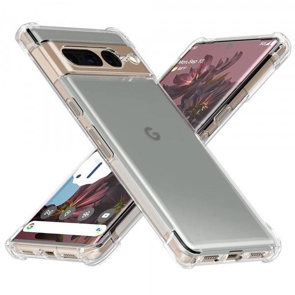 Husa pentru Google Pixel 7 Pro, Techsuit, Shockproof Clear, Transparenta