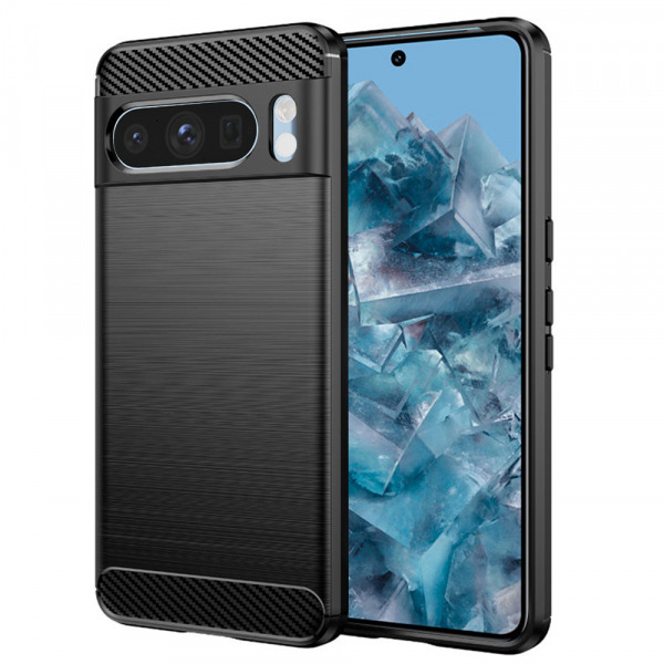 Husa pentru Google Pixel 8 Pro, Techsuit, Carbon, Neagra