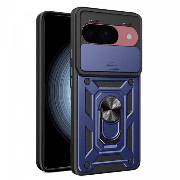 Husa pentru Google Pixel 9 / 9 Pro, Techsuit, CamShield, Albastra