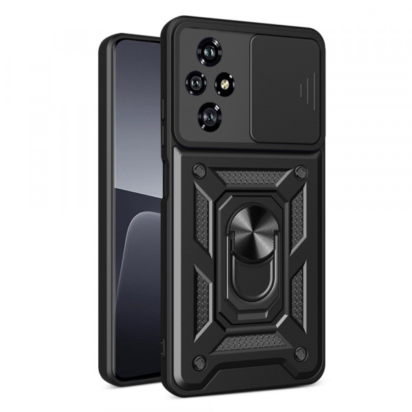 Husa pentru Honor 200, Techsuit, CamShield, Neagra