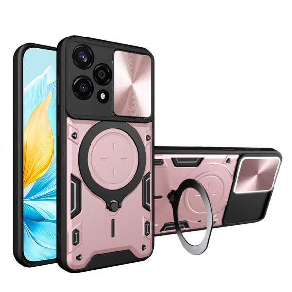 Husa pentru Honor 200 Lite, Techsuit, CamGuard Pro, Roz Aurie