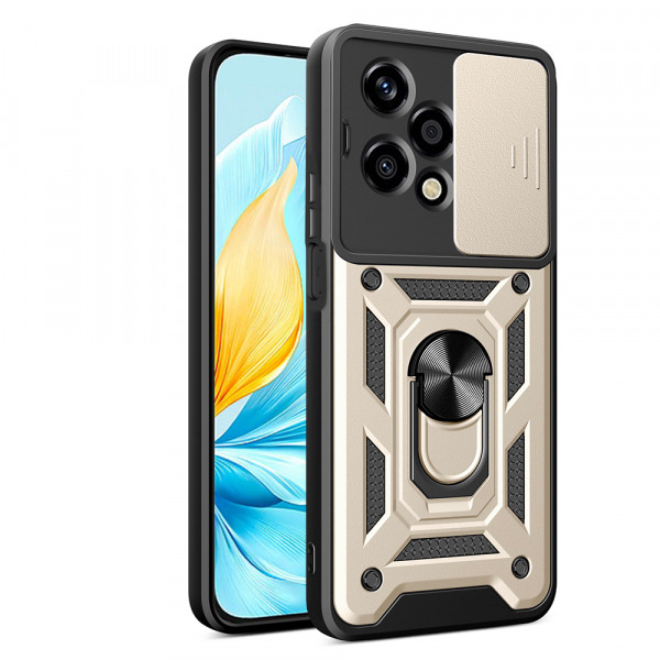Husa pentru Honor 200 Lite, Techsuit, CamShield, Aurie