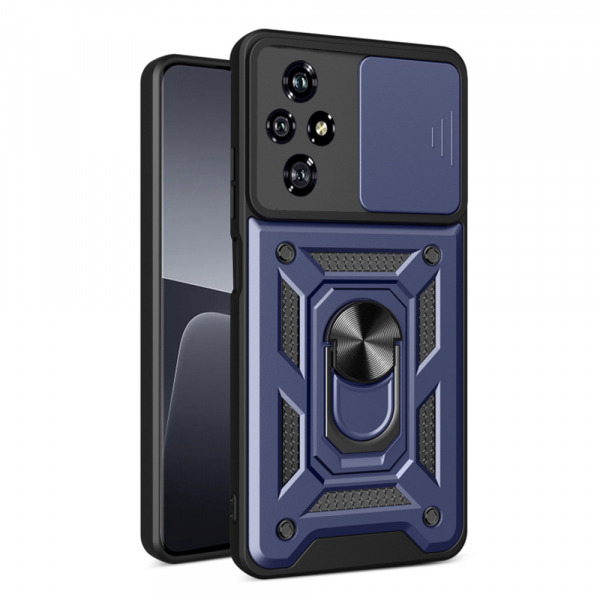Husa pentru Honor 200, Techsuit, CamShield, Albastra