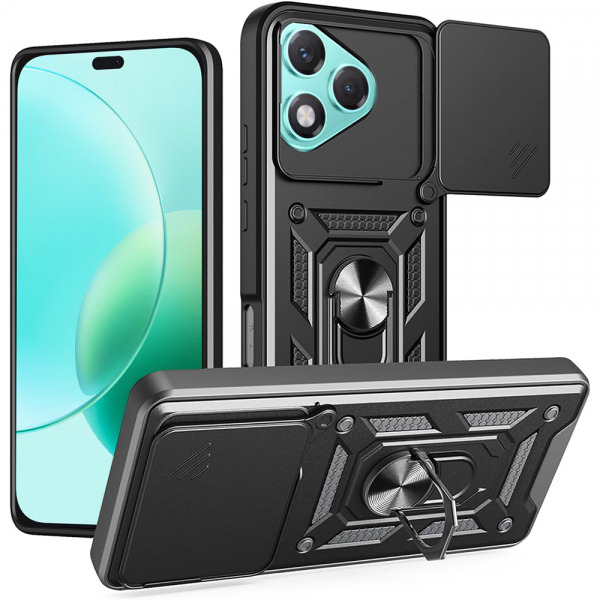 Husa pentru Honor 400 Lite, Techsuit, CamShield, Neagra