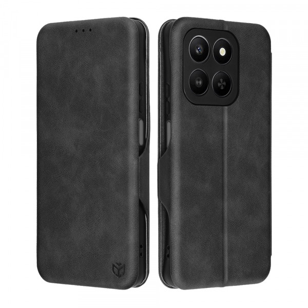 Husa pentru Honor 400 Smart 4G / X7d 4G / 400 Smart 5G, Techsuit, Safe Wallet Plus, Neagra
