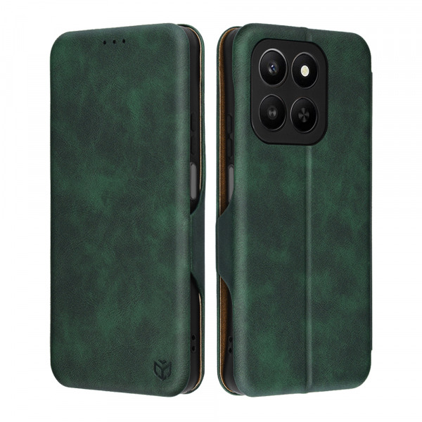 Husa pentru Honor 400 Smart 4G / X7d 4G / 400 Smart 5G, Techsuit, Safe Wallet Plus, Verde
