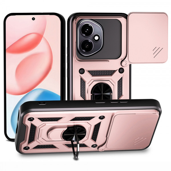 Husa pentru Honor 400, Techsuit, CamShield, Roz