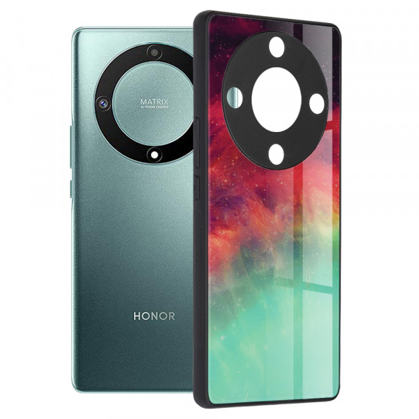 Husa pentru Honor Magic5 Lite, Techsuit, Glaze, Turcoaz