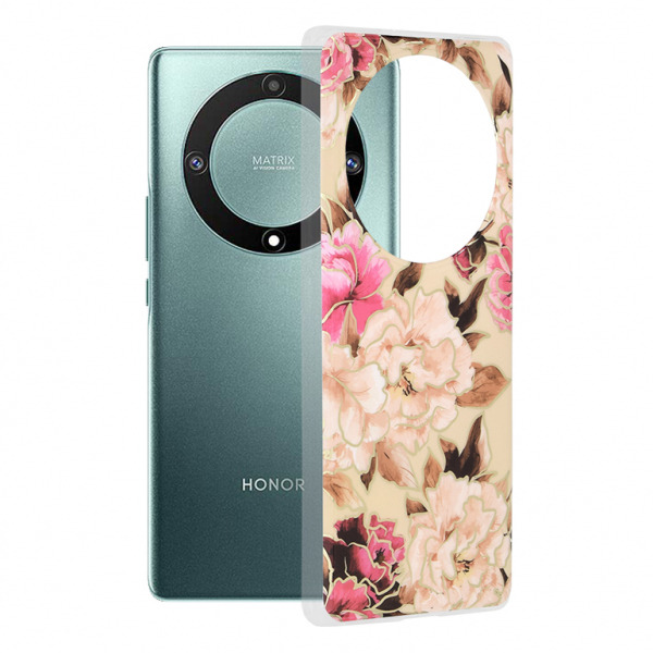 Husa pentru Honor Magic5 Lite, Techsuit, Marble, Bej