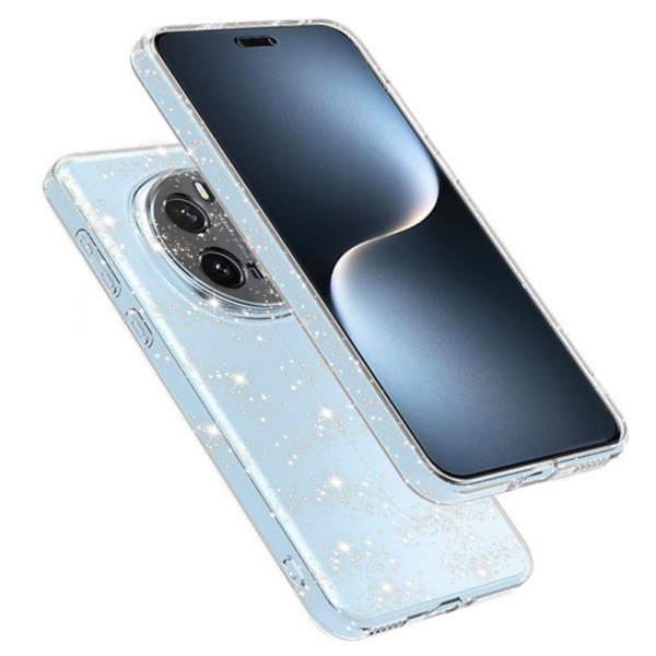 Husa pentru Honor Magic7 Pro, Techsuit, SparkleSkin, Transparenta