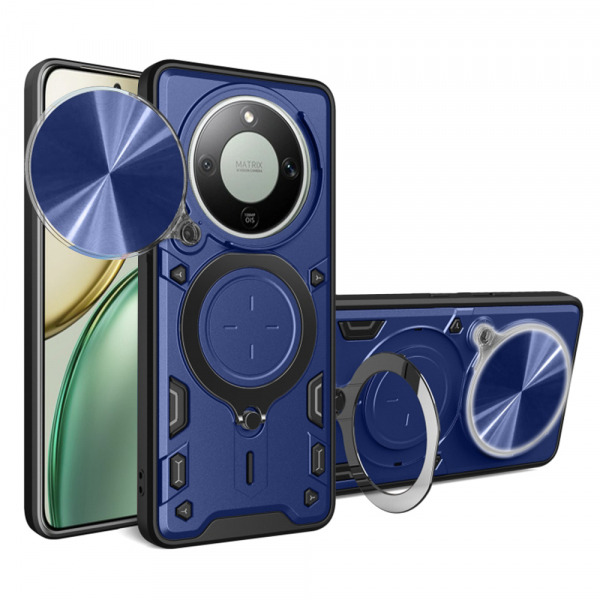 Husa pentru Honor Magic8 Lite, Techsuit, CamGuard Pro, Albastra