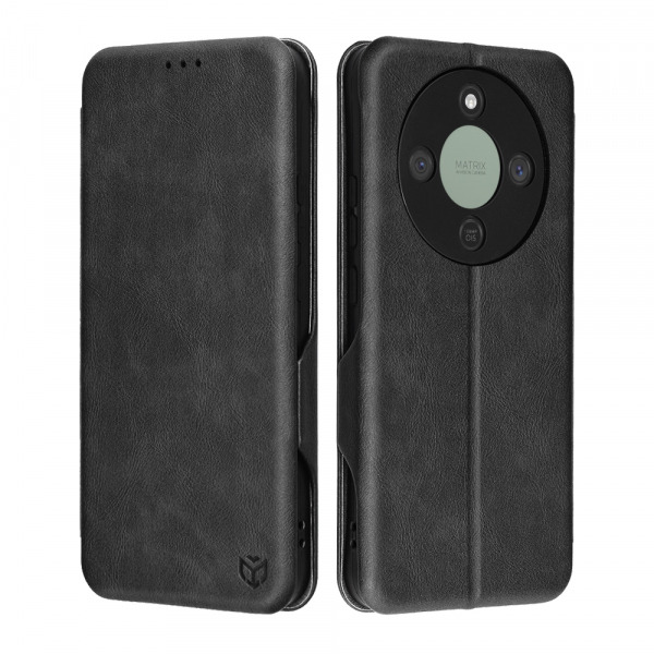 Husa pentru Honor Magic8 Lite, Techsuit, Safe Wallet Plus, Neagra