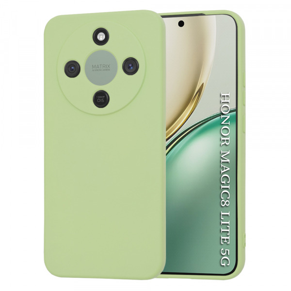 Husa pentru Honor Magic8 Lite, Techsuit, SoftFlex, Matcha