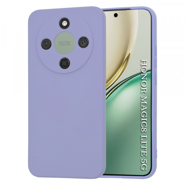 Husa pentru Honor Magic8 Lite, Techsuit, SoftFlex, Mov Deschis