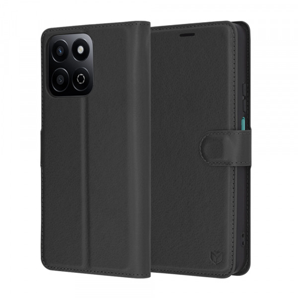 Husa pentru Honor X7c / 200 Smart, Techsuit, Leather Folio, Neagra