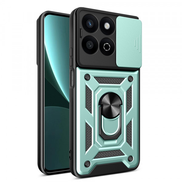 Husa pentru Honor X7c / 200 Smart, Techsuit, CamShield, Verde