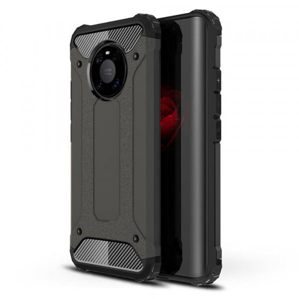 Husa pentru Huawei Mate 40 Pro, Techsuit, Hybrid Armor, Neagra