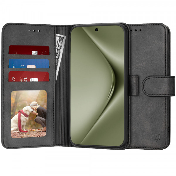 Husa pentru Huawei Pura 70 Ultra, Techsuit, Diary Book, Neagra