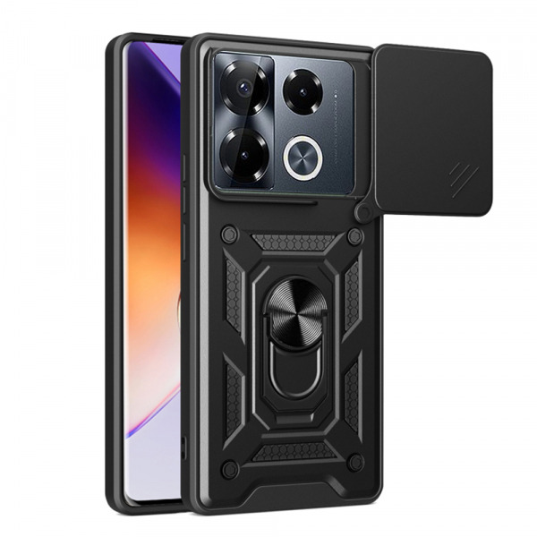 Husa pentru Infinix Note 40 Pro+, Techsuit, CamShield, Neagra