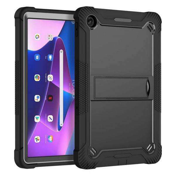 Husa pentru Lenovo Tab M10 Plus (3rd Gen), Techsuit, Rugged TabShell, Neagra