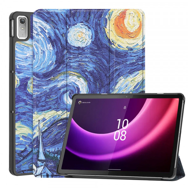 Husa pentru Lenovo Tab P11 Gen 2, Techsuit, FoldPro Starry Night, Multicolor
