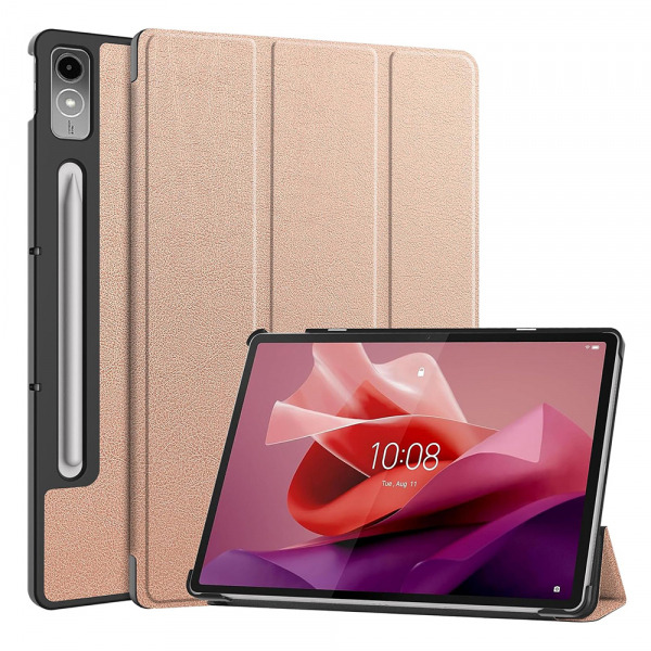 Husa pentru Lenovo Tab P12, Techsuit, FoldPro, Roz