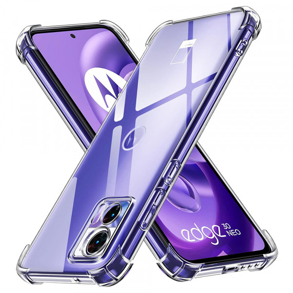 Husa pentru Motorola Edge 30 Neo, Techsuit, Shockproof Clear, Transparenta