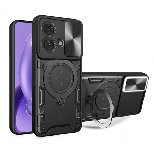 Husa pentru Motorola Edge 40 Neo, Techsuit, CamGuard Pro, Neagra